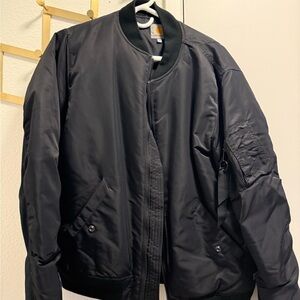 Carhartt WIP Black Bomber Jacket